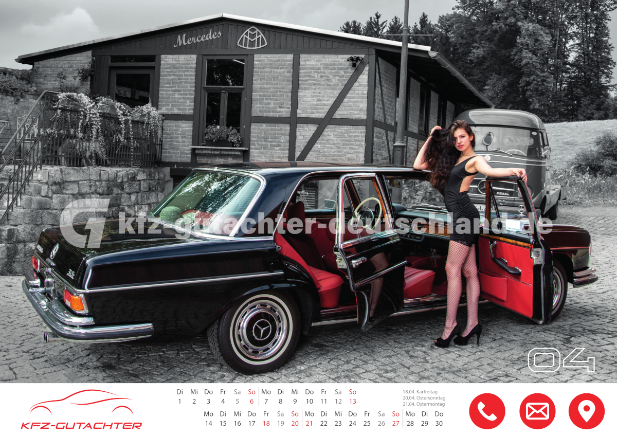 KFZ Gutachter-Kalender - Oldtimer-Kalender