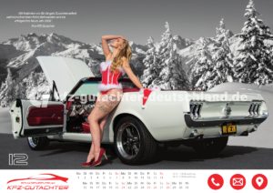 KFZ Gutachter Kalender - Oldtimer-Kalender
