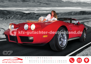 KFZ Gutachter Kalender - Oldtimer-Kalender