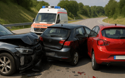 Unfallgutachten bei mehreren beteiligten Fahrzeugen