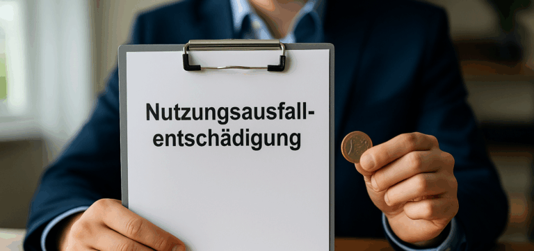 Nutzungsausfallentschädigung - Wie man sie bekommt
