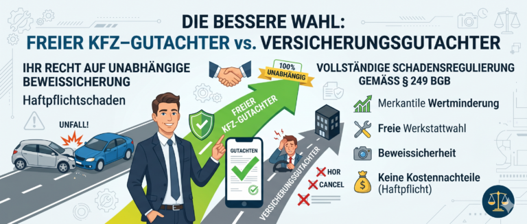 KFZ Gutachter Kosten Haftpflichtschaden - Alles was wichtig ist