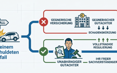 Nach einem unverschuldeten Unfall – Was ist zu tun?